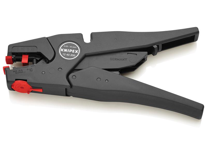 Knipex Self-Adjusting Insulation Stripper 0.03-10mm KPX1240200