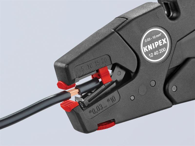 Knipex Self-Adjusting Insulation Stripper 0.03-10mm KPX1240200