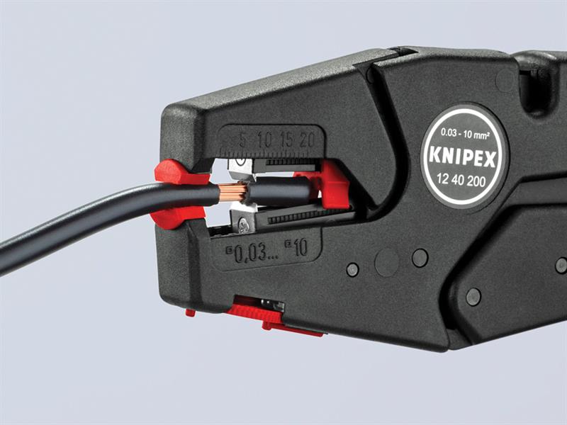 Knipex Self-Adjusting Insulation Stripper 0.03-10mm KPX1240200
