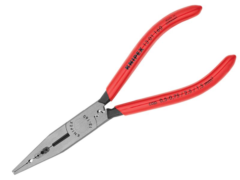 Knipex 4-in-1 Electrician's Pliers PVC Grip 160mm (6.1/4in) KPX1301160