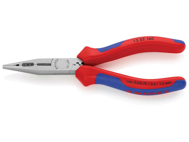 Knipex 4-in-1 Electrician's Pliers Multi-Component Grip 160mm (6.1/4in) KPX1302160