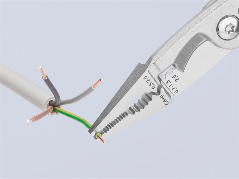 Knipex VDE Multifunctional Installation Pliers 200mm KPX1386200