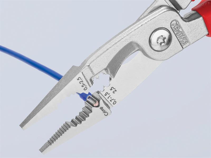 Knipex VDE Multifunctional Installation Pliers 200mm KPX1386200