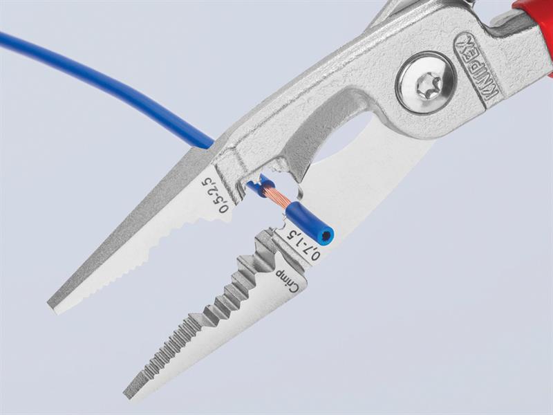 Knipex VDE Multifunctional Installation Pliers 200mm KPX1386200
