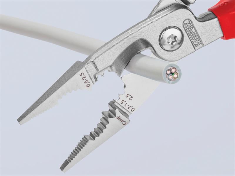 Knipex VDE Multifunctional Installation Pliers 200mm KPX1386200