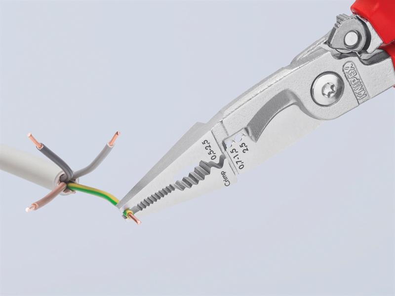 Knipex VDE Multifunctional Installation Pliers with Opening Spring 200mm KPX1396200