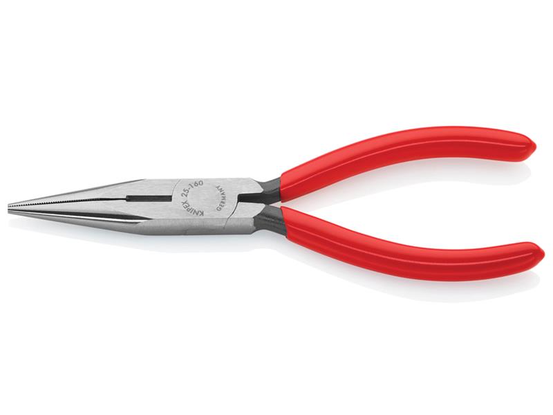 Knipex Snipe Nose Side Cutting Pliers (Radio) PVC Grip 160mm (6.1/4in) KPX2501160