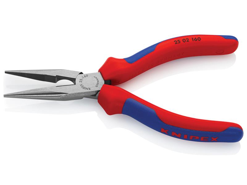 Knipex Snipe Nose Side Cutting Pliers (Radio) Multi-Component Grip 160mm (6.1/4in) KPX2502160