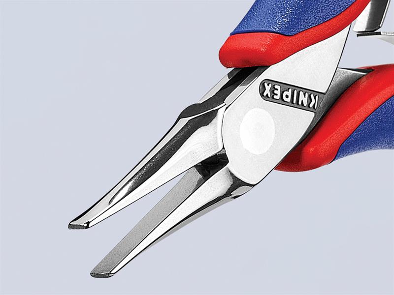 Knipex Flat Jaw Electronics Pliers Multi-Component Grip 115mm KPX3512115