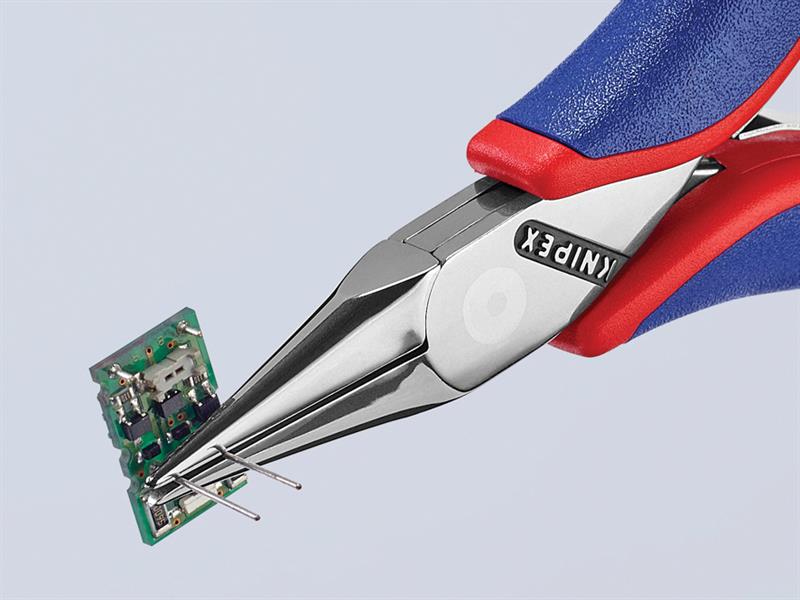 Knipex Half Round Electronics Pliers Multi-Component Grip 115mm KPX3522115