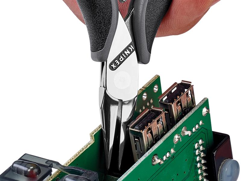 Knipex ESD Electronics Half Round Pliers 115mm KPX3522ESD