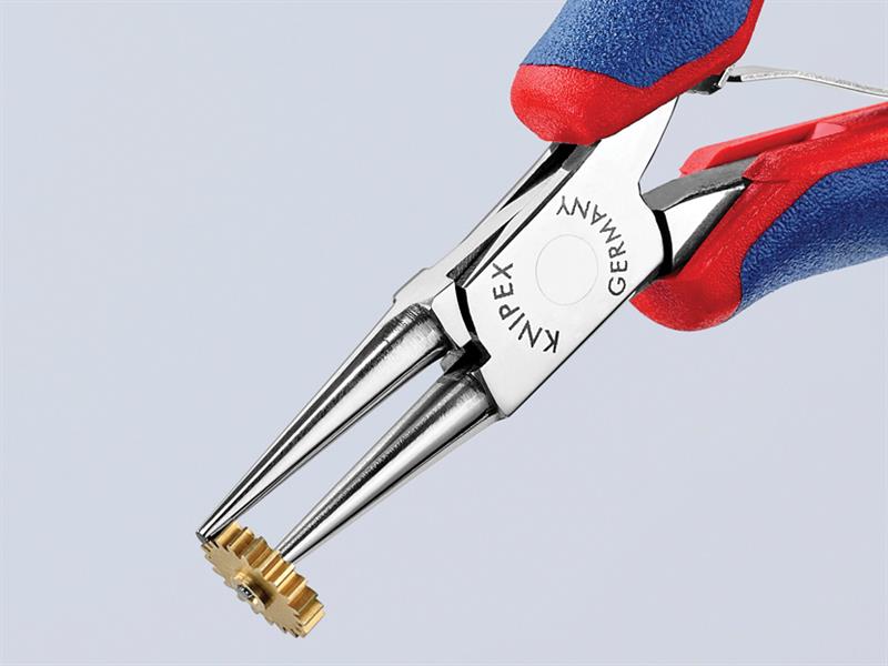 Knipex Round Nose Electronics Pliers Multi-Component Grip 115mm KPX3532115