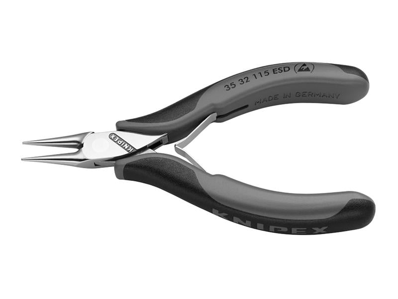Knipex ESD Electronics Round Nose Pliers 115mm KPX3532ESD