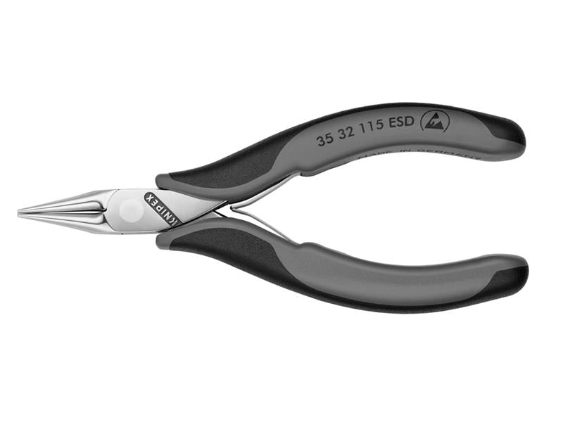 Knipex ESD Electronics Round Nose Pliers 115mm KPX3532ESD