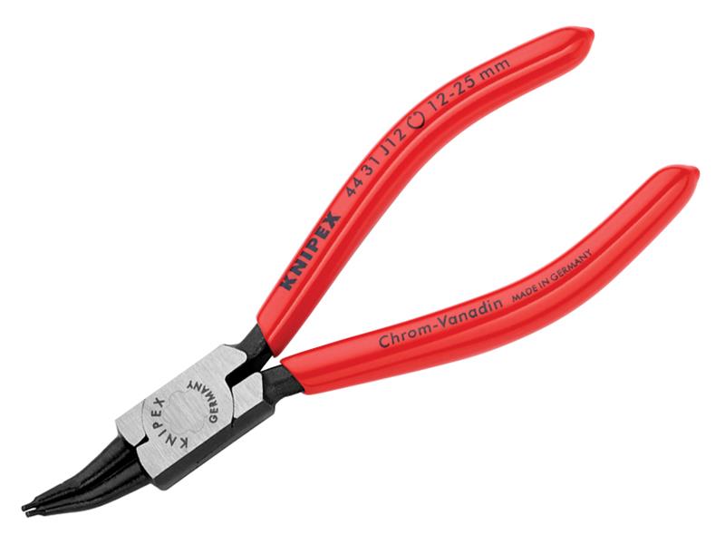 Knipex Circlip Pliers Internal 45° Bent Tip 12-25mm J12 KPX4431J12