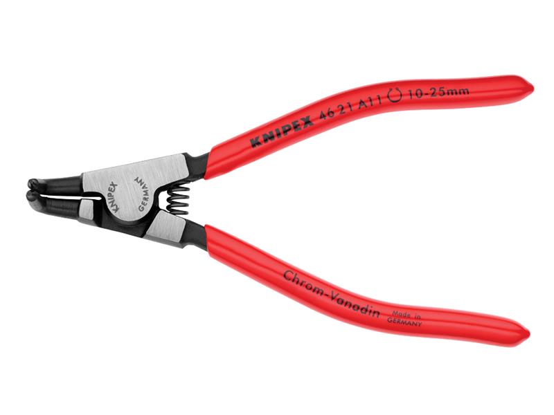 Knipex Circlip Pliers External 90° Bent Tip 10 - 25mm A11 KPX4621A11