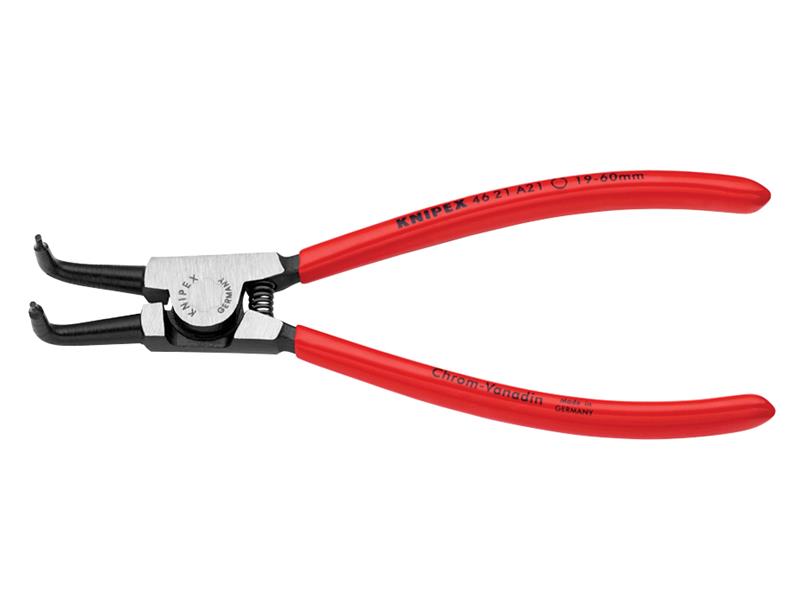 Knipex Circlip Pliers External 90° Bent Tip 19 - 60mm A21 KPX4621A21