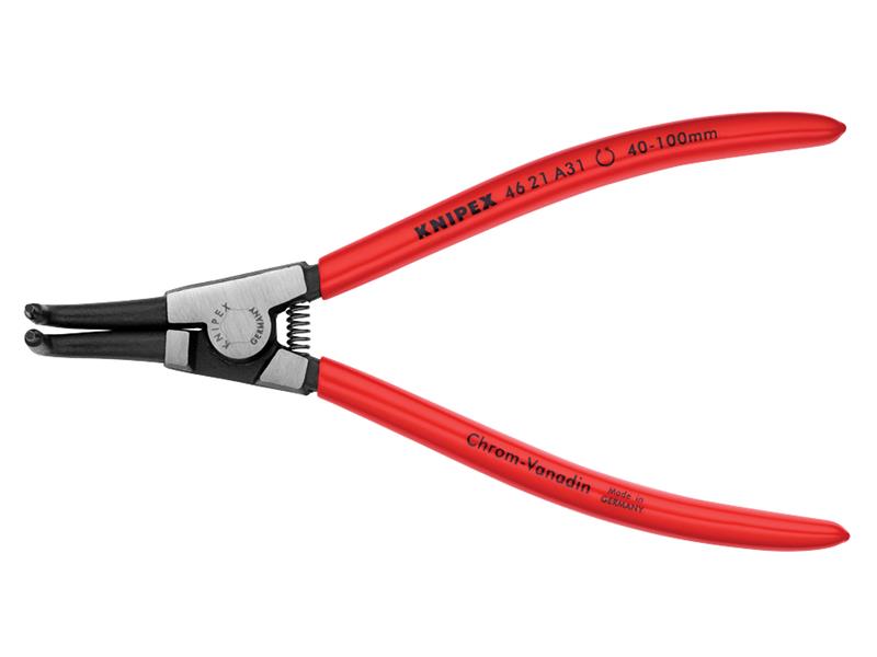 Knipex Circlip Pliers External 90° Bent Tip 40 - 100mm A31 KPX4621A31
