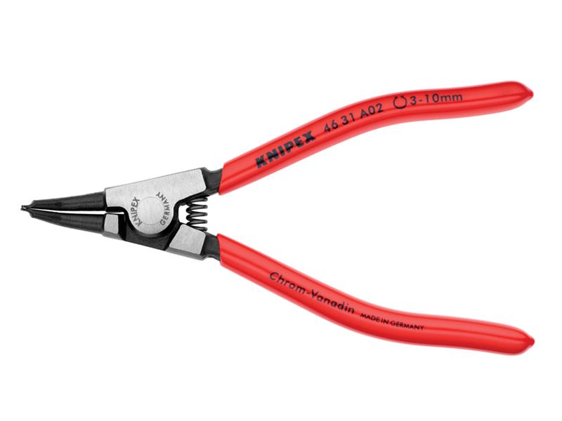 Knipex Circlip Pliers External 45° Bent Tip 3-10mm A02 KPX4631A02