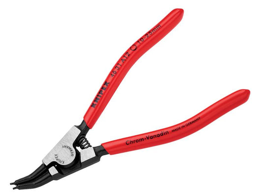 Knipex Circlip Pliers External 45° Bent Tip 10-25mm A12 KPX4631A12