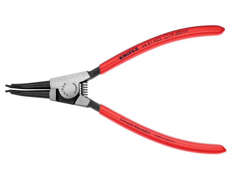 Knipex Circlip Pliers External 45° Bent Tip 19-60mm A22 KPX4631A22