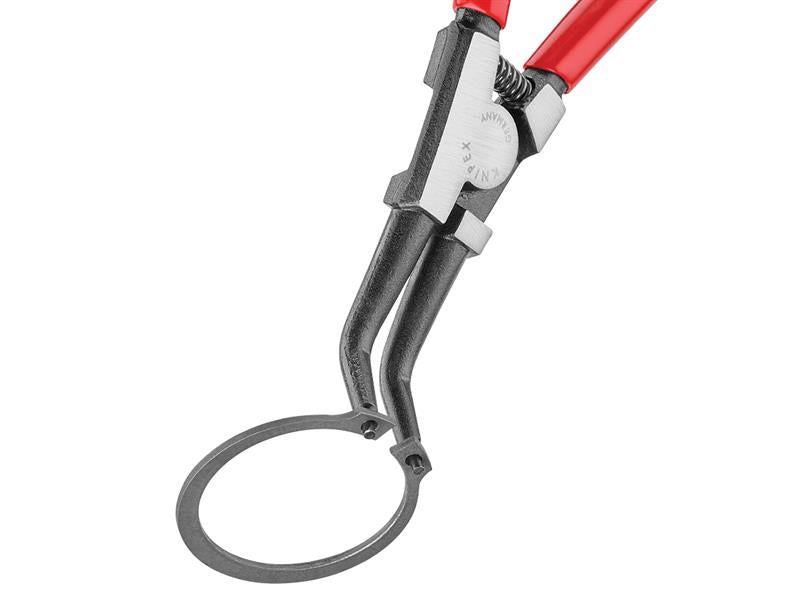 Knipex Circlip Pliers External 45° Bent Tip 40-100mm A32 PVC Handles KPX4631A32