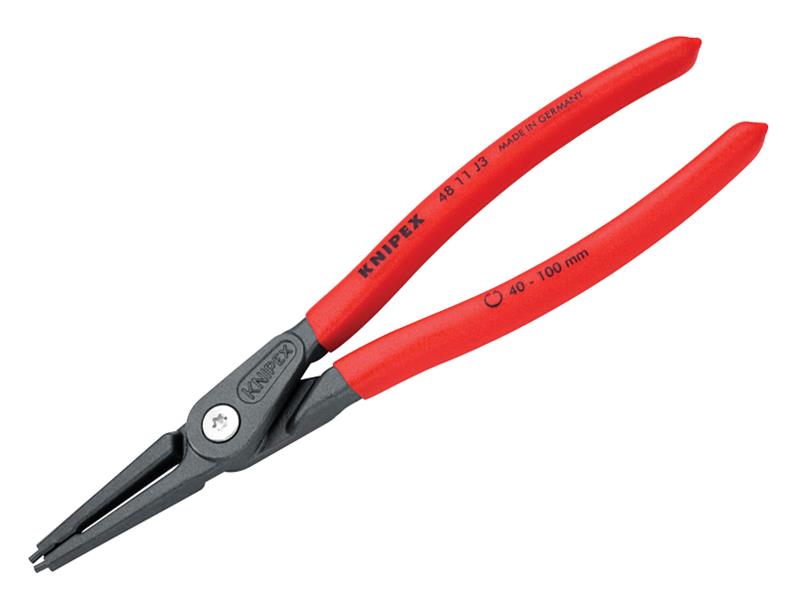 Knipex Precision Circlip Pliers Internal Straight 40-100mm J3 KPX4811J3