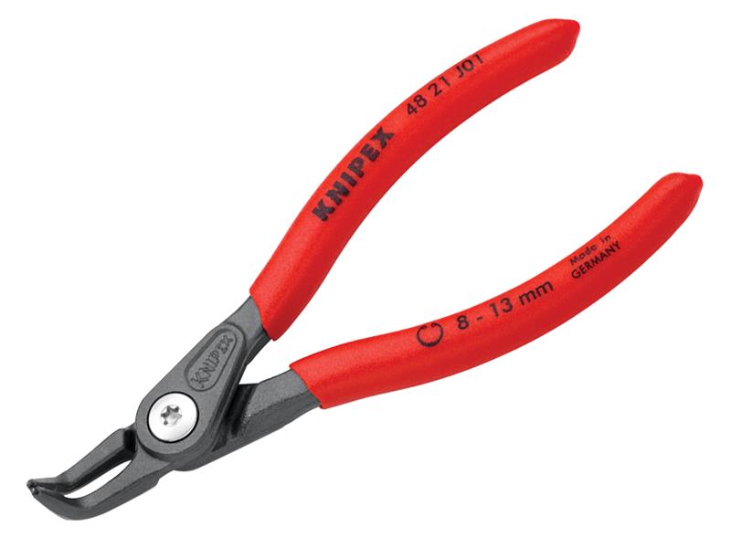 Knipex Precision Circlip Pliers Internal 90° Bent 8-13mm J01 KPX4821J01