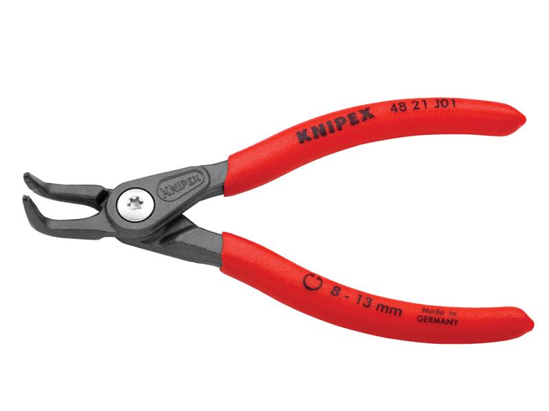 Knipex Precision Circlip Pliers Internal 90° Bent 8-13mm J01 KPX4821J01