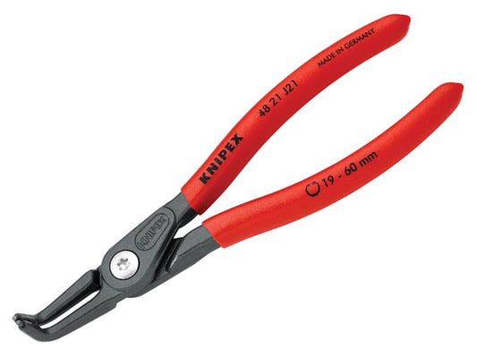 Knipex Precision Circlip Pliers Internal 90° Bent 19-60mm J21 KPX4821J21