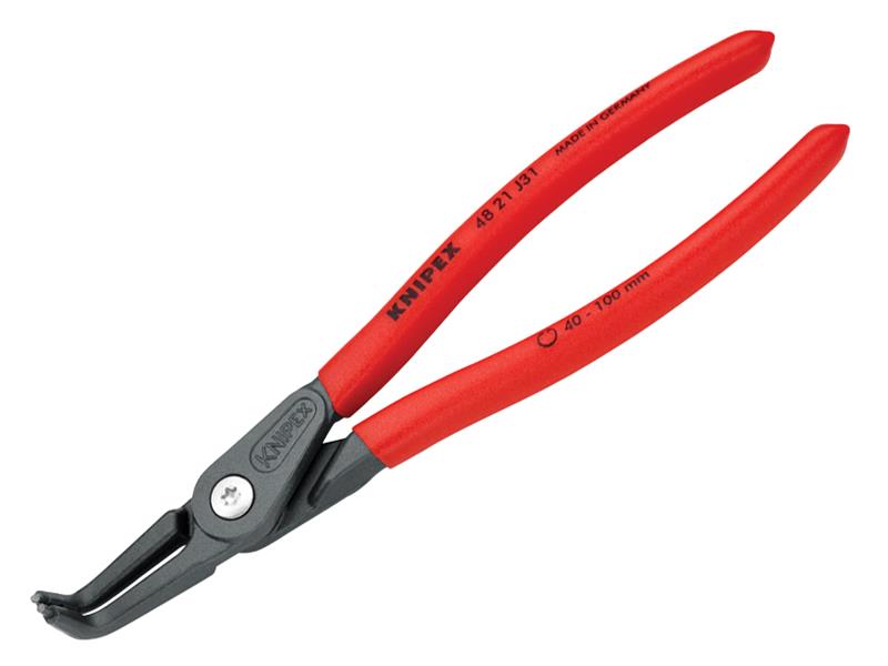 Knipex Precision Circlip Pliers Internal 90° Bent 40-100mm J31 KPX4821J31