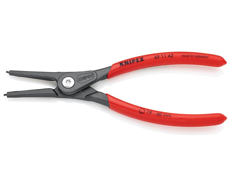 Knipex Precision Circlip Pliers External Straight 19-60mm A2 KPX4911A2
