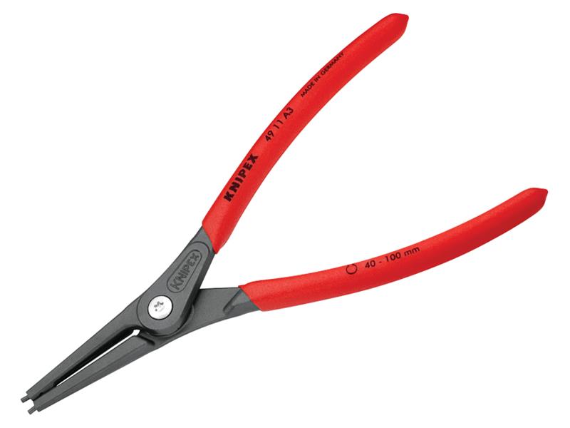Knipex Precision Circlip Pliers External Straight 40-100mm A3 KPX4911A3