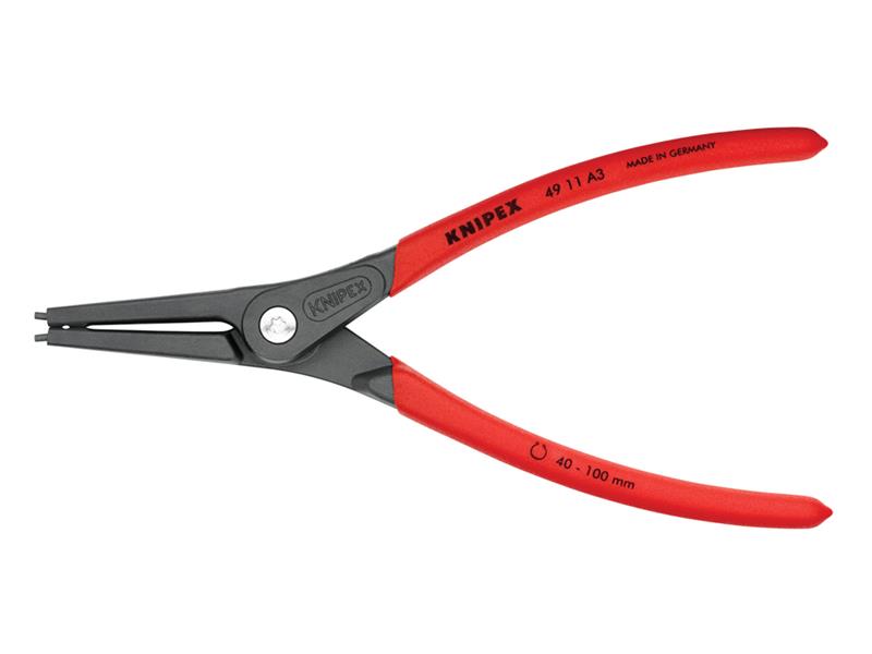 Knipex Precision Circlip Pliers External Straight 40-100mm A3 KPX4911A3