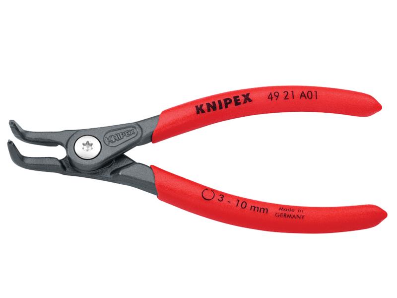 Knipex Precision Circlip Pliers External 90° Bent Tip 3-10mm A01 KPX4921A01