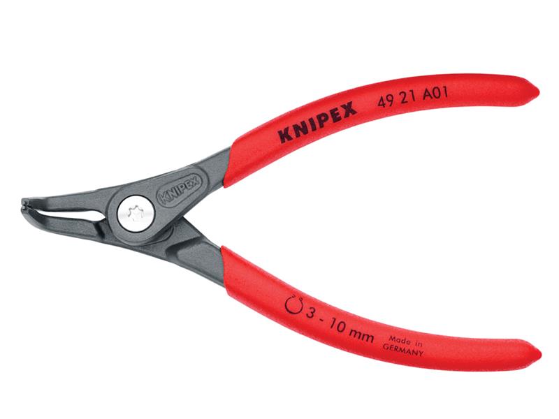 Knipex Precision Circlip Pliers External 90° Bent Tip 3-10mm A01 KPX4921A01