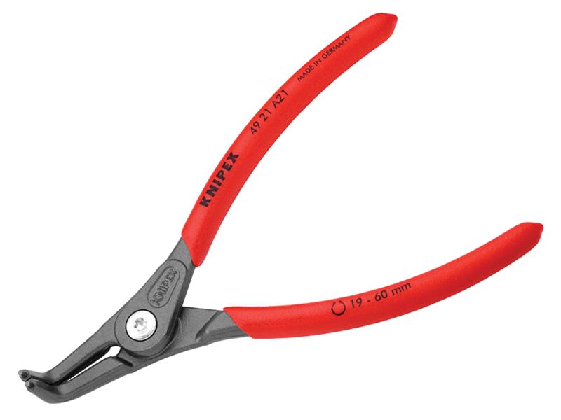 Knipex Precision Circlip Pliers External 90° Bent Tip 19-60mm A21 KPX4921A21