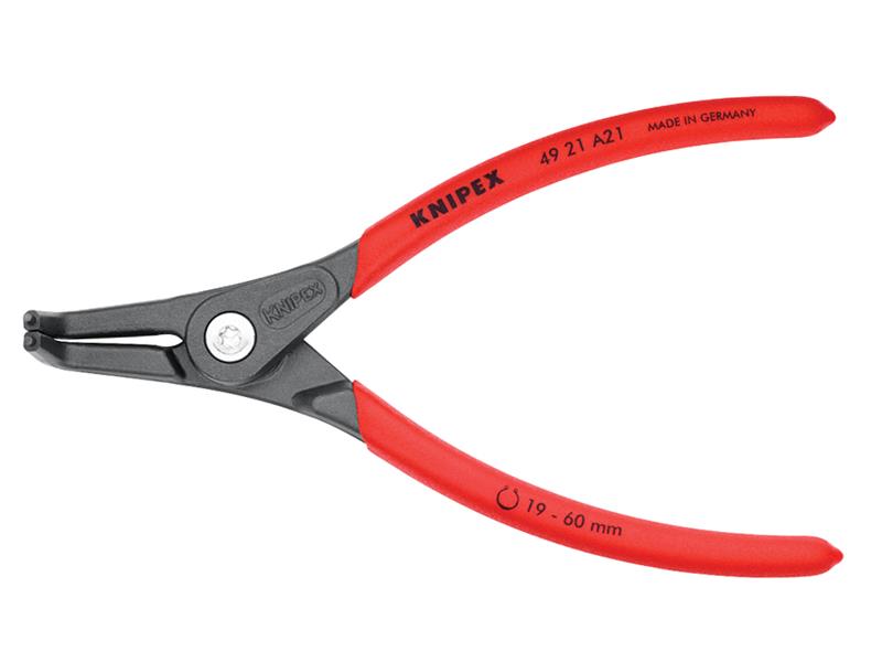 Knipex Precision Circlip Pliers External 90° Bent Tip 19-60mm A21 KPX4921A21