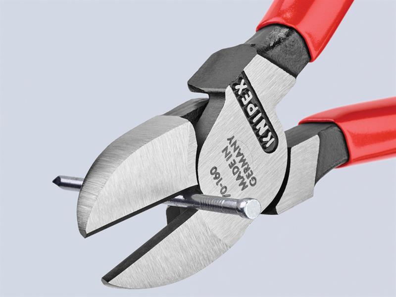 Knipex Diagonal Cutters PVC Grip 160mm KPX7001160