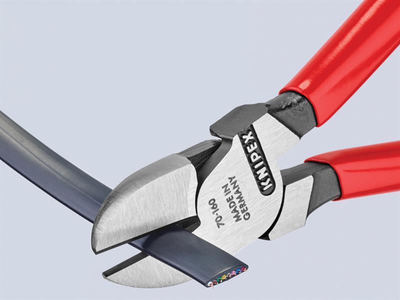 Knipex Diagonal Cutters PVC Grip 160mm KPX7001160