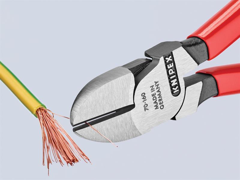 Knipex Diagonal Cutters PVC Grip 160mm KPX7001160