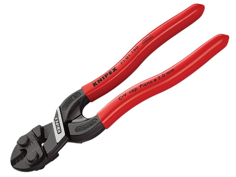Knipex  S Compact Bolt Cutters PVC Grip 160mm CoBolt KPX7101160