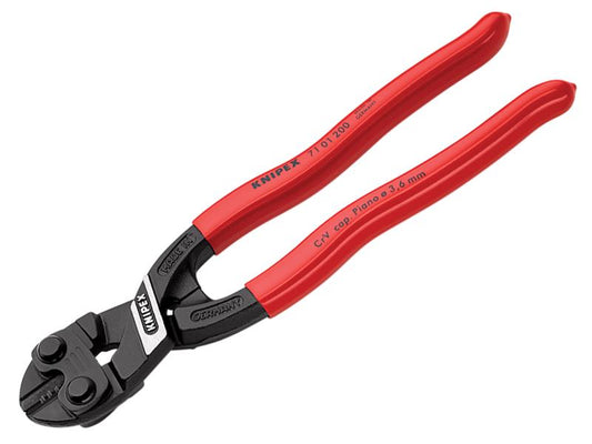 Knipex Compact Bolt Cutters PVC Grip 200mm CoBolt KPX7101200
