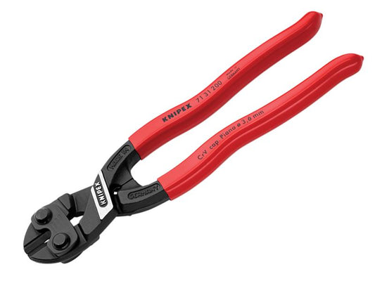 Knipex Recess Compact Bolt Cutters PVC Grip 200mm 8in CoBolt KPX7131200