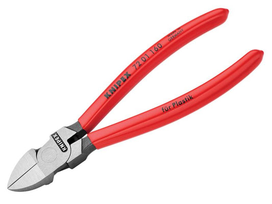 Knipex Diagonal Cutters for Plastics PVC Grip 160mm KPX7201160