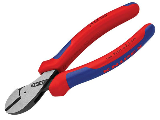 Knipex X-Cut® Compact Diagonal Cutter Multi-Component Grip 160mm KPX7302160