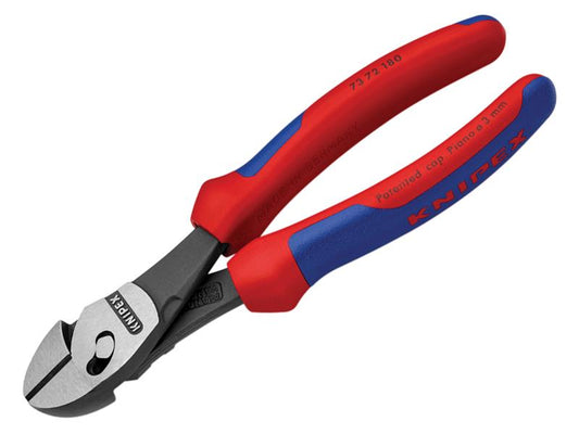 Knipex TwinForce® Diagonal Cutters Multi-Component Grip 180mm KPX7372180