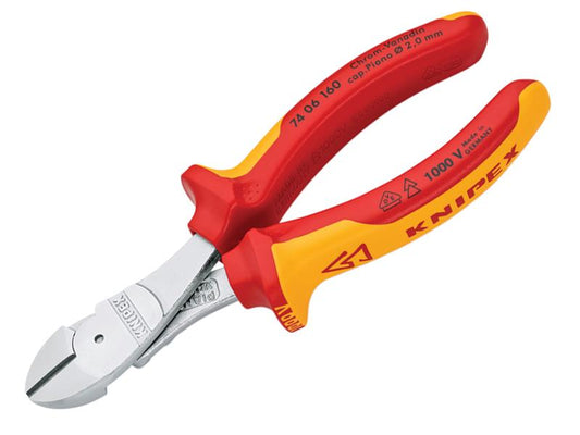 Knipex VDE High Leverage Diagonal Cutter 160mm KPX7406160