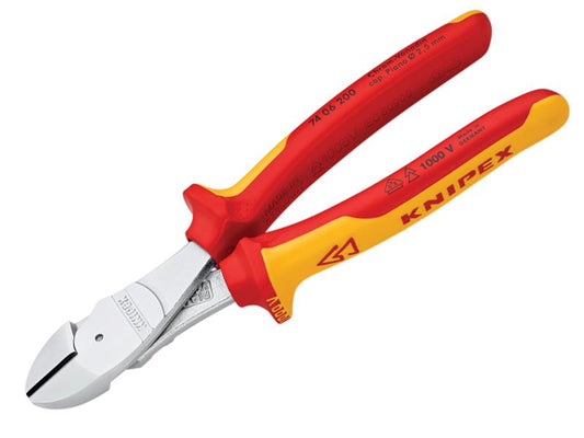 Knipex VDE High Leverage Diagonal Cutter 200mm KPX7406200