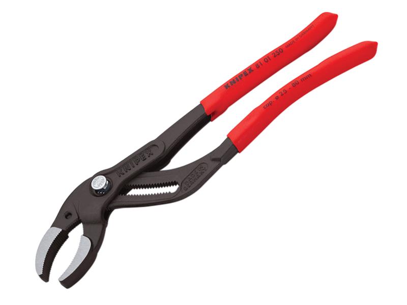 Knipex Plastic Pipe Grip Pliers Black 250mm KPX8101250